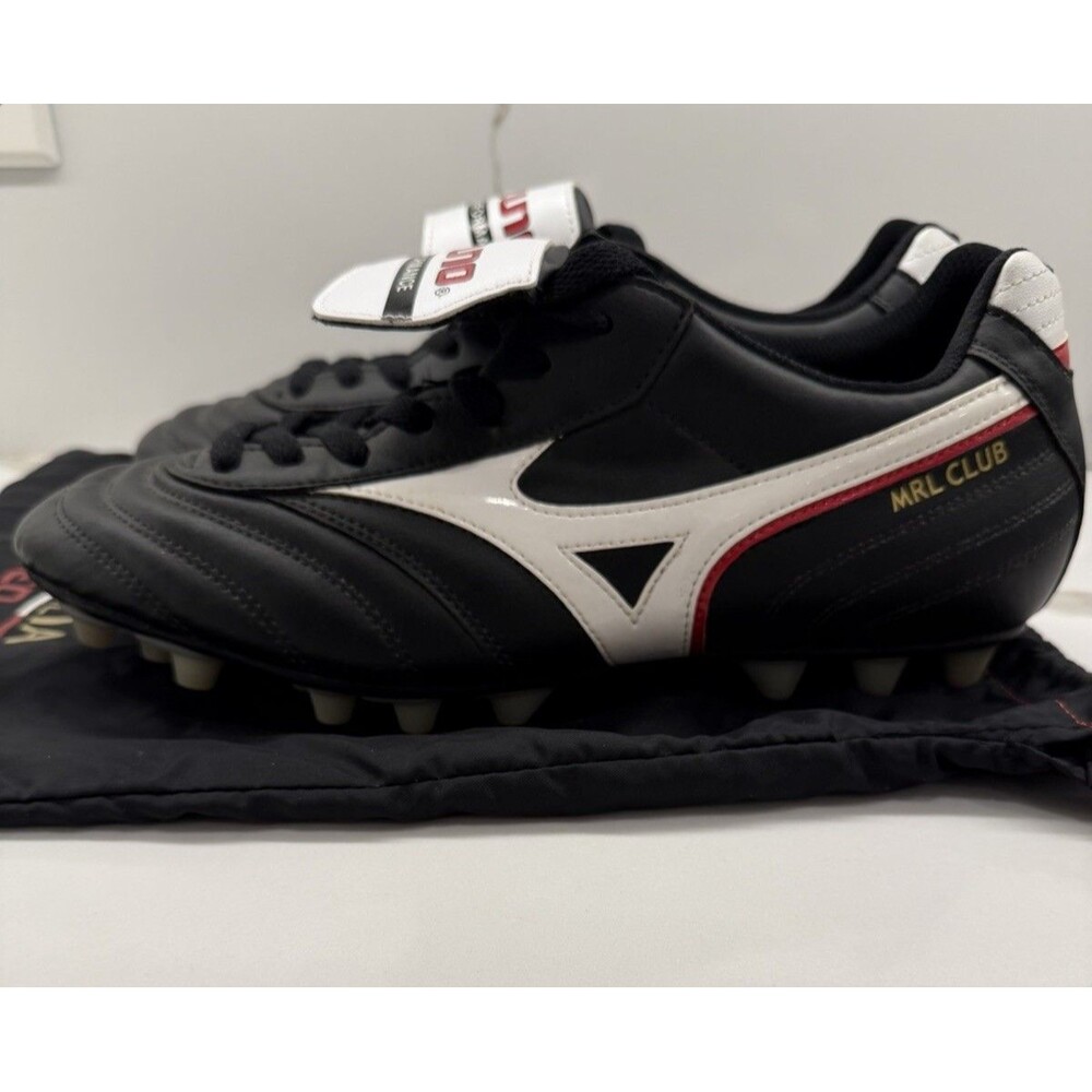 Mizuno Morelia MRL CLUB Leather Football Soccer Cleats US Men’s Size 10.5 Black
